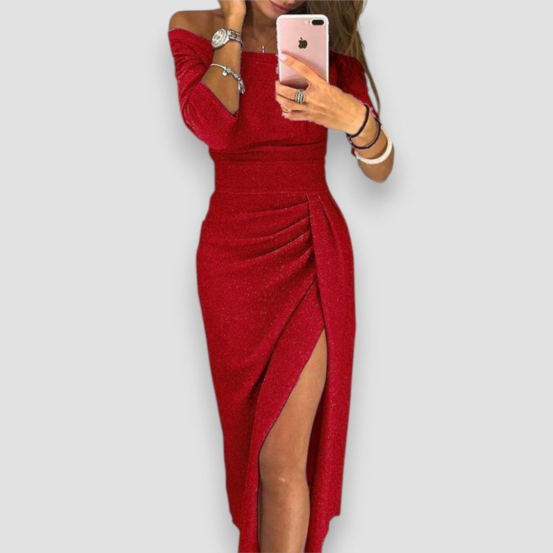 Melanie – Modern Elegant Midi Dress